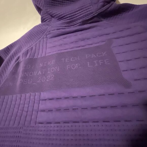 NWT Nike Tech Pack Sportswear Therma-Fit ADV Men's SZ M Hoodie Purple DM… - Picture 3 of 16